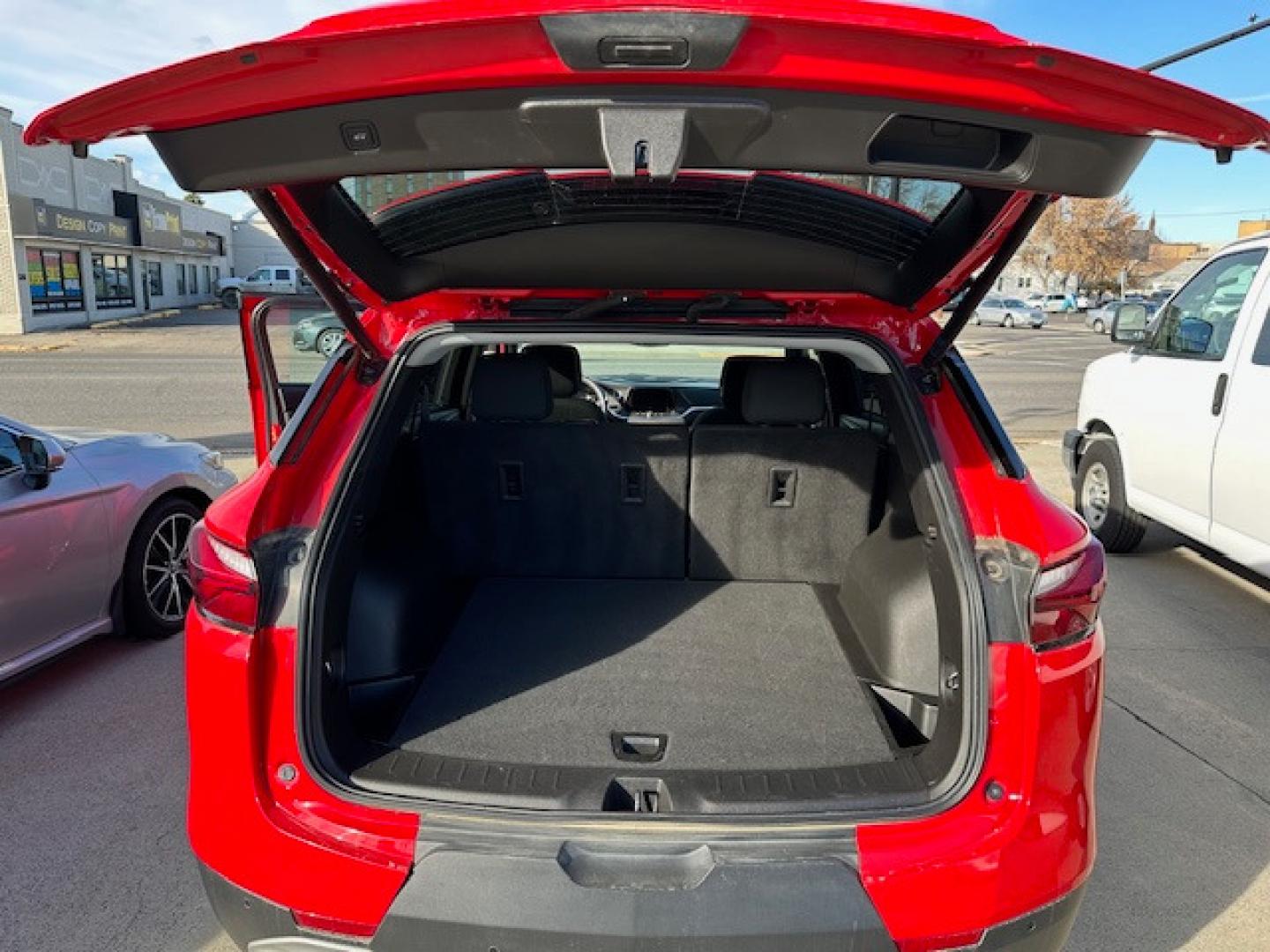 2022 Red /Charcoal Chevrolet Blazer 2LT AWD (3GNKBHR41NS) with an 2.0L L4 DOHC 16 TURBO engine, 9A transmission, located at 3200 1st Avenue North, Billings, MT, 59101, (406) 245-9055, 45.779270, -108.510742 - New Style Chevrolet Blazer 4X4 SUV Available for Purchase or Rent. Power Windows, Power Door Locks, Power Seat, Tilt Steering Column, Cruise Control, Factory LT Color Enhanced Wheels, Low Mileage & Super Fun to Drive! Auto Brokers of Montana/AA&A Auto Rental/Fox Car Rental Billings - Photo#8